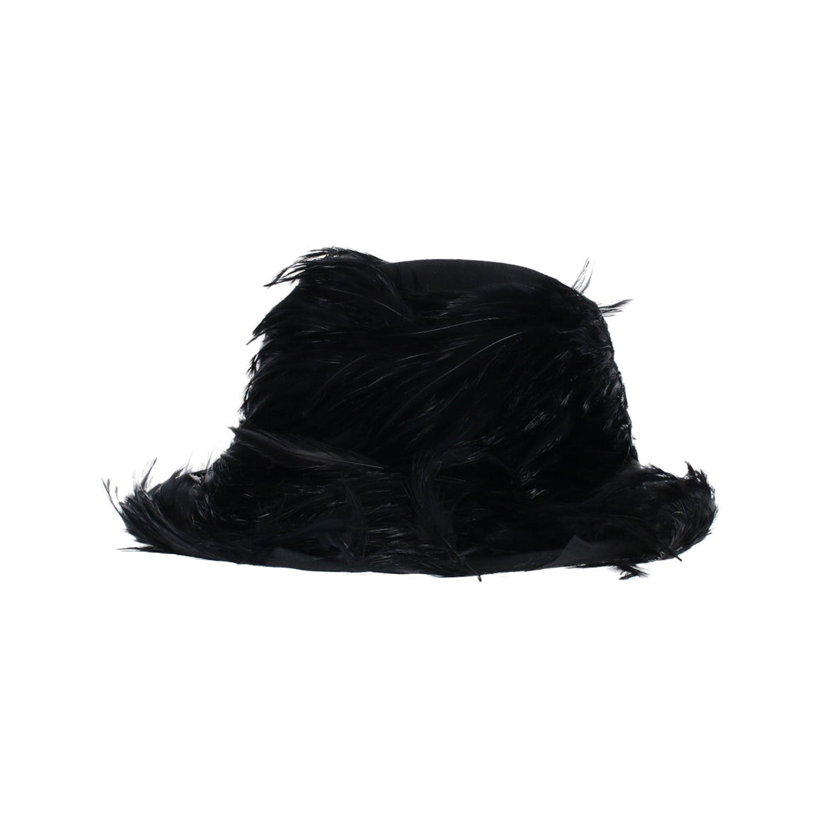 COMME des GARCONS x Stephen Jones Wool Feather Hat Black