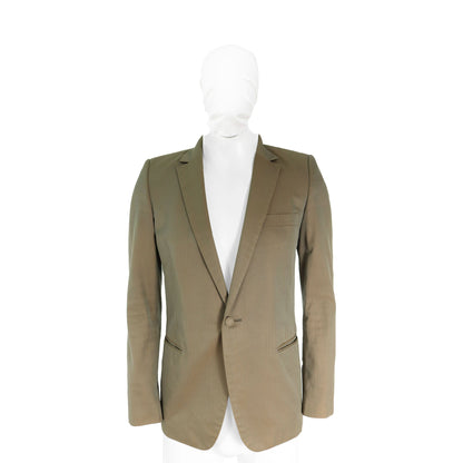 NUMBER (N)INE Cotton Silk Jacket Beige Bordeaux Navy Size 2