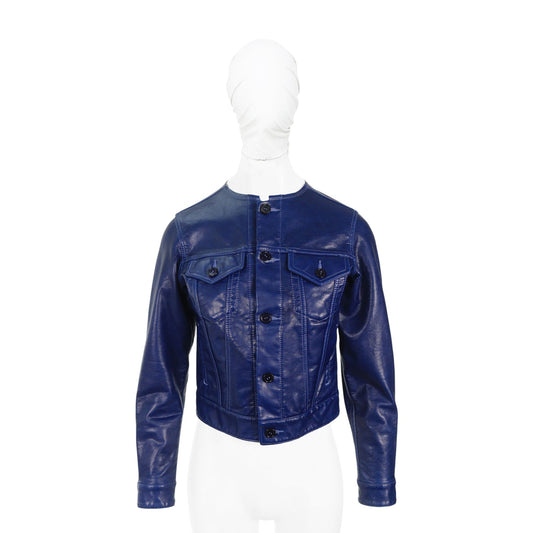 COMME des GARCONS 2017 S/S Synthetic Jacket Blue Size XS