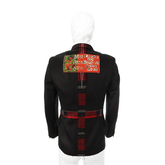 COMME des GARCONS 2008 A/W Wool Blend Black Red Size SS