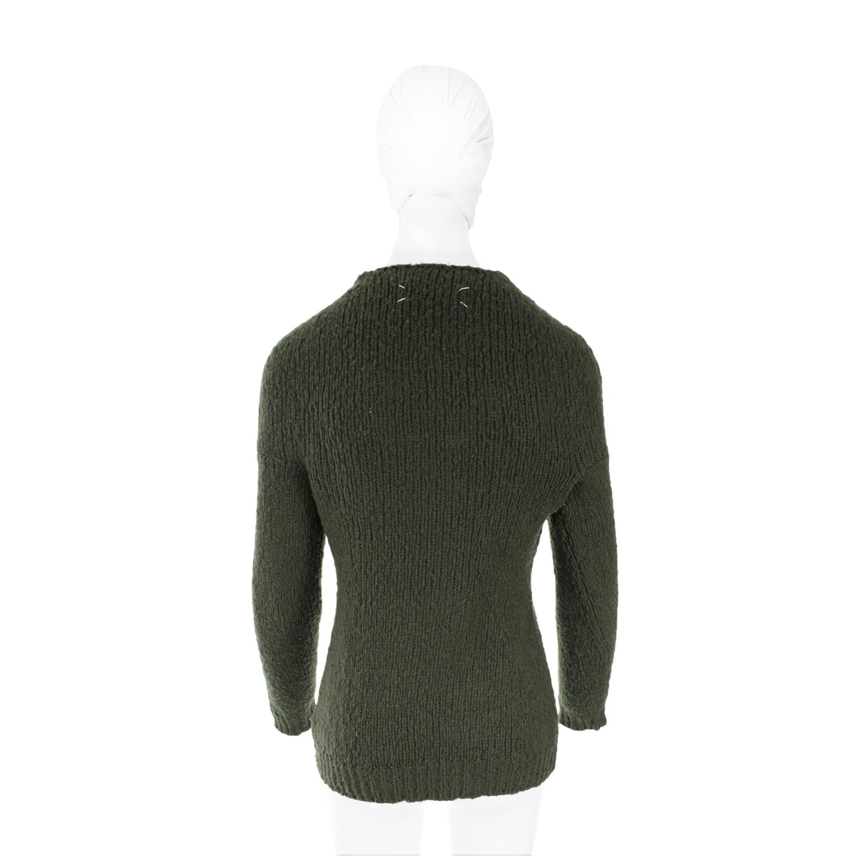 Maison Martin Margiela 1998 A/W Olive Wool Sweater Size L