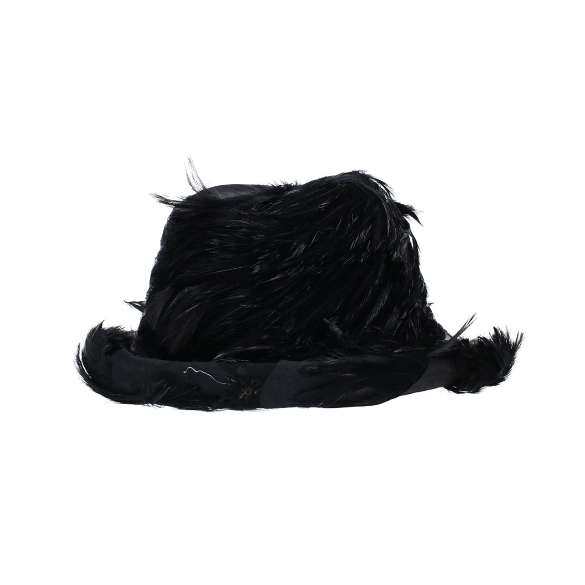 COMME des GARCONS x Stephen Jones Wool Feather Hat Black