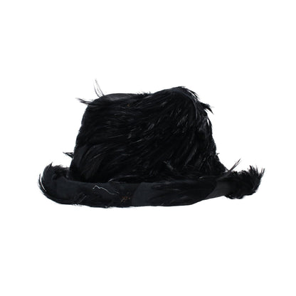 COMME des GARCONS x Stephen Jones Wool Feather Hat Black