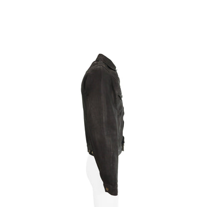 Maison Martin Margiela Black Cotton Denim Jacket Size M
