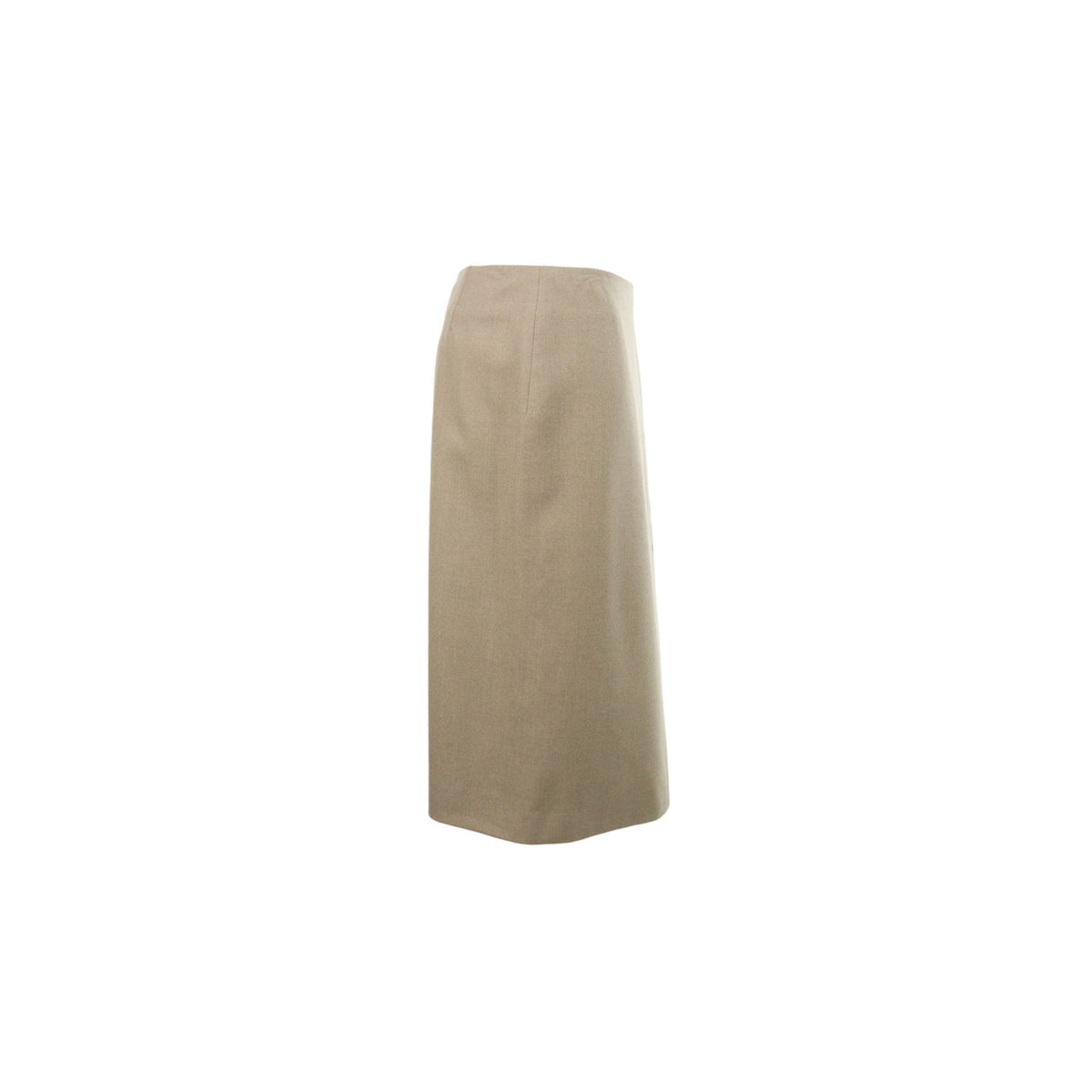 Hermes HERMÈS Beige Wool Skirt Size 40