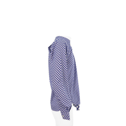 COMME des GARCONS SHIRT 2014 SS Blue White Long Sleeve Shirt Size S