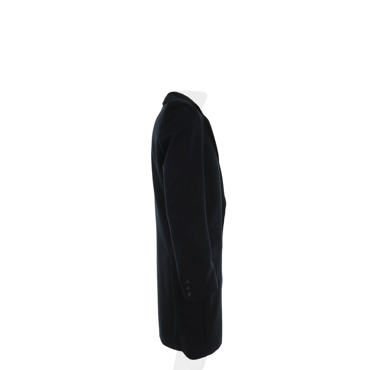 RAF SIMONS 98AW Wool Coat Black Size 46