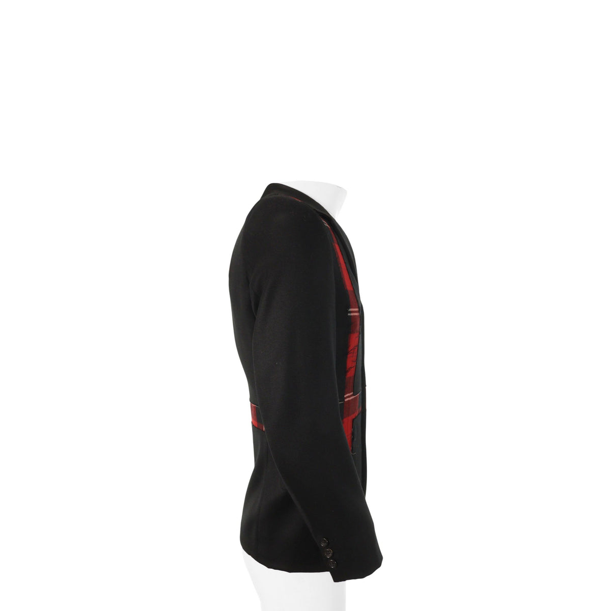 COMME des GARCONS 2008 A/W Wool Blend Black Red Size SS