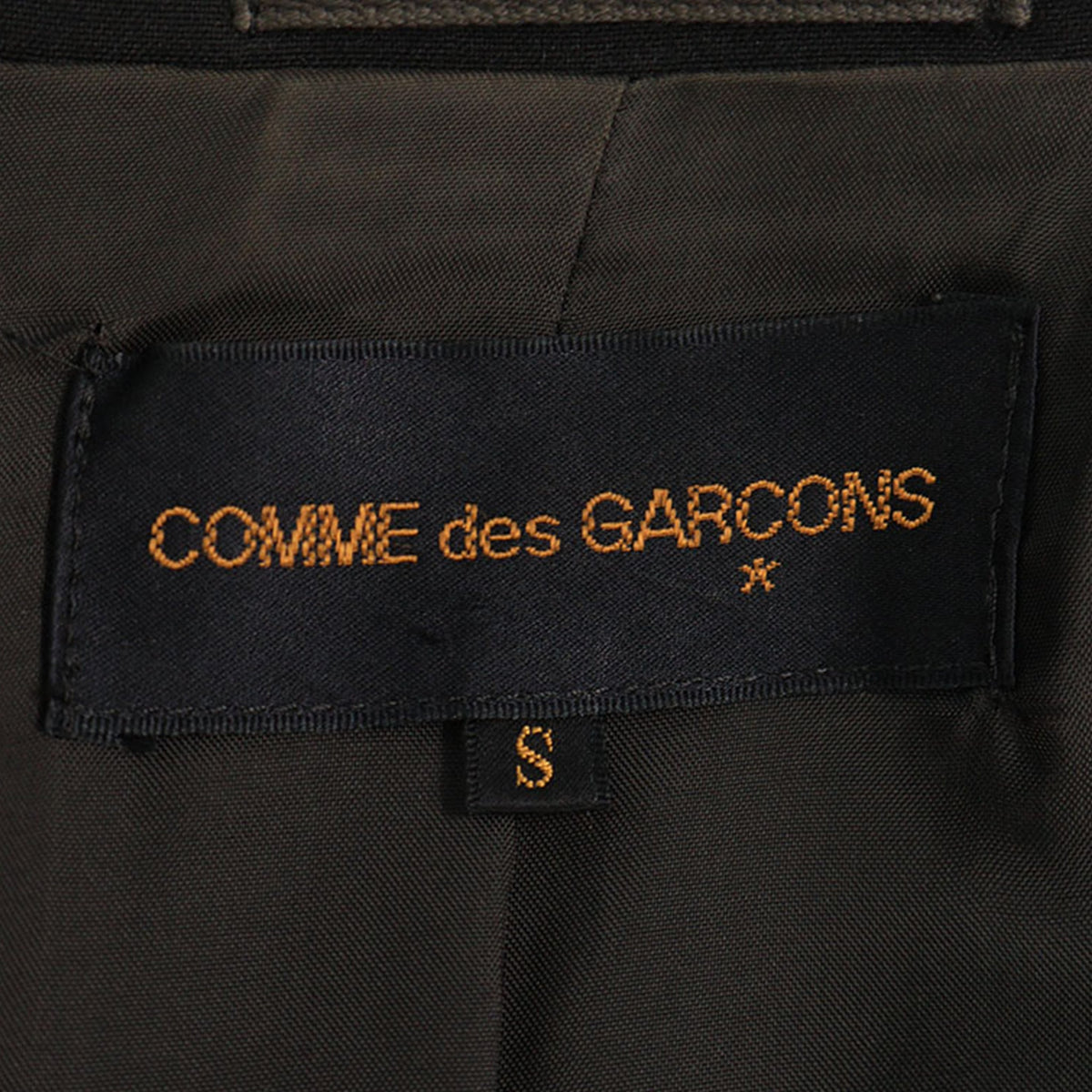 COMME des GARCONS Wool Blend Sequin Jacket Black Size S