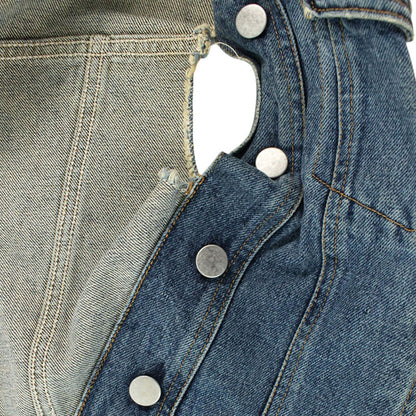 Maison Martin Margiela 2001 S/S Cotton Vest Indigo Size 40