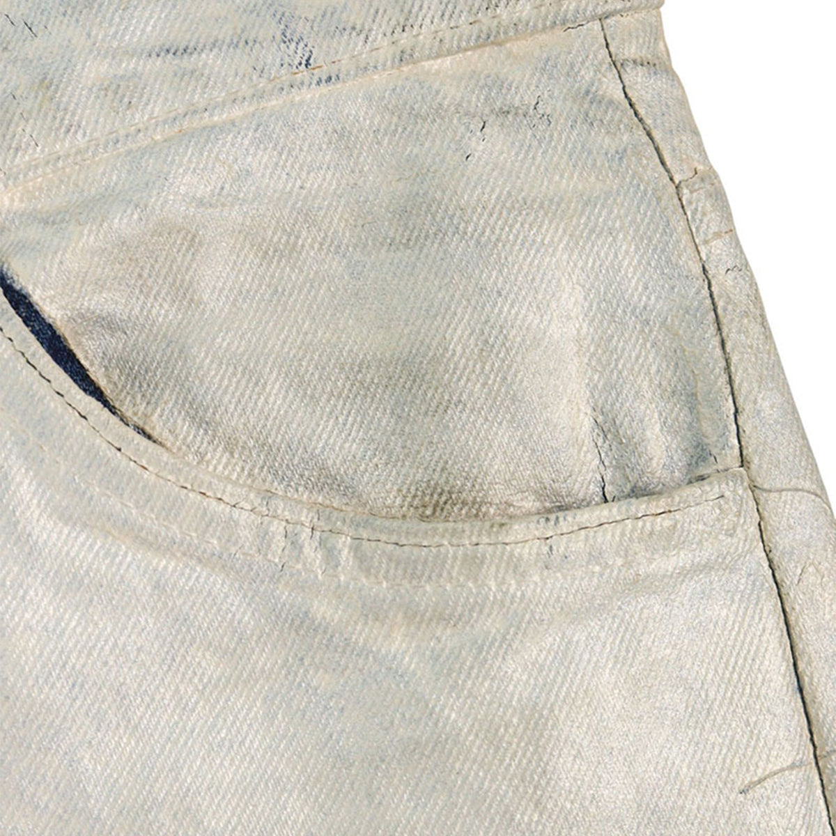 Maison Martin Margiela Cotton Silver Jeans