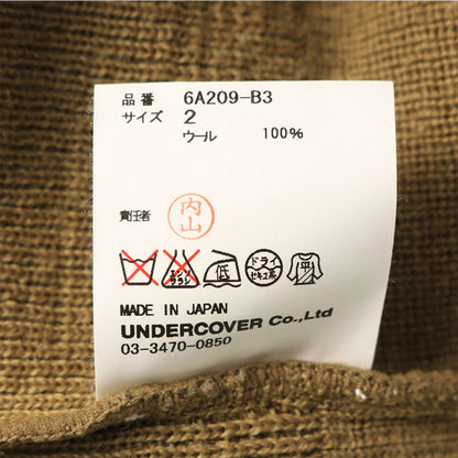 UNDERCOVER 2006 A/W Wool Sweater Olive Size 2