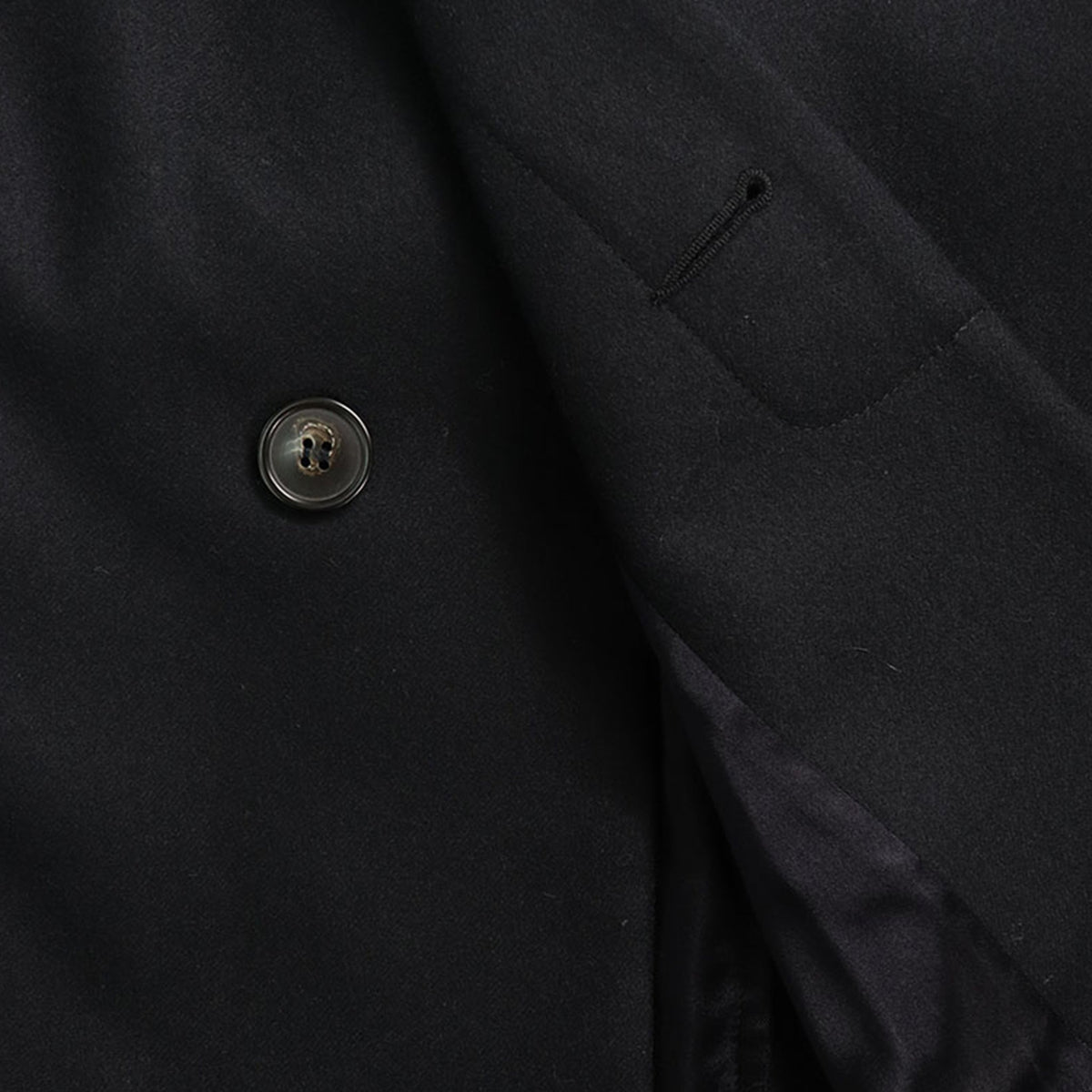 RAF SIMONS 98AW Wool Coat Black Size 46