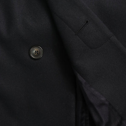 RAF SIMONS 98AW Wool Coat Black Size 46