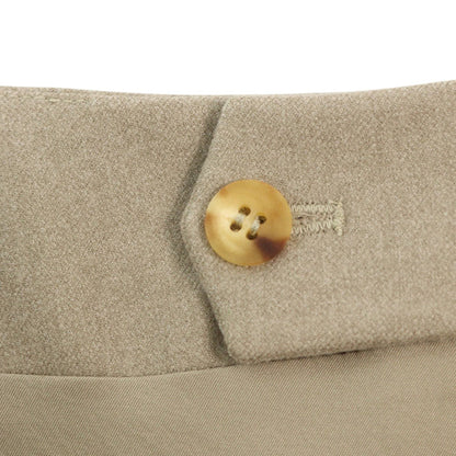 Hermes HERMÈS Beige Wool Skirt Size 40