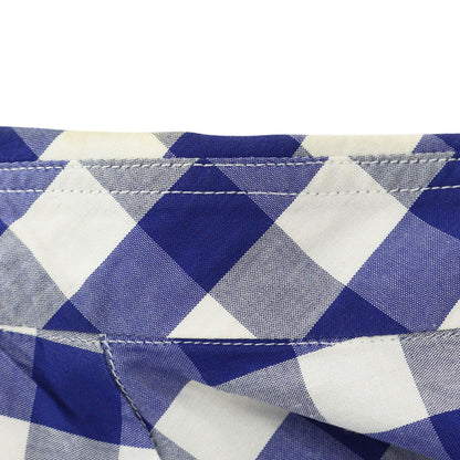 COMME des GARCONS SHIRT 2014 SS Blue White Long Sleeve Shirt Size S