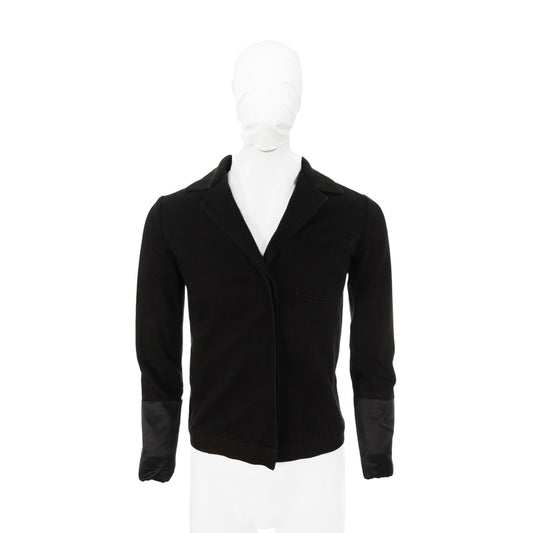 HELMUT LANG 1996 Black Cotton Jacket Size 40