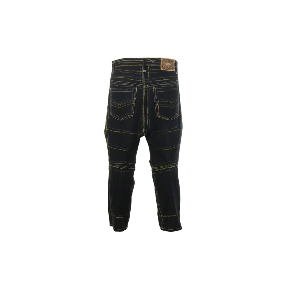 NEMETH Cotton Pants Black Yellow Size S