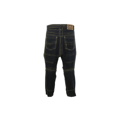 NEMETH Cotton Pants Black Yellow Size S