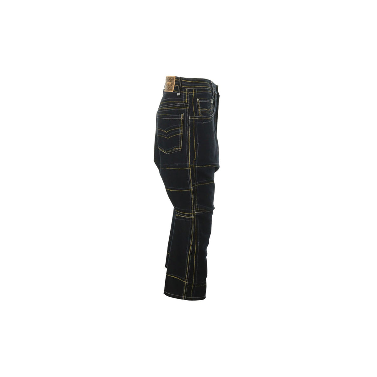 NEMETH Cotton Pants Black Yellow Size S