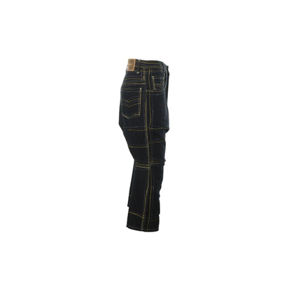 NEMETH Cotton Pants Black Yellow Size S