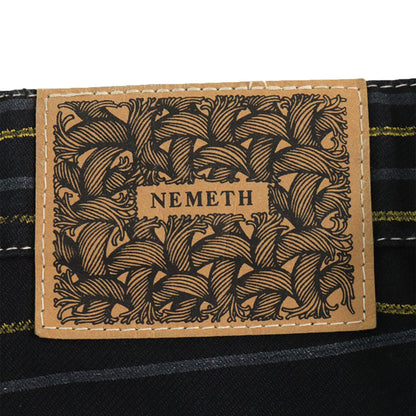 NEMETH Cotton Pants Black Yellow Size S