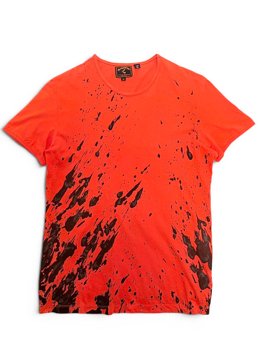 Vintage ANGLOMANIA Orange Shirt Size S