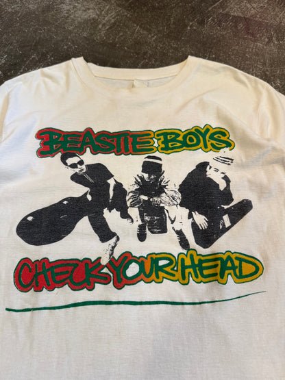 Vintage BEASTIE BOYS White T-Shirt Size S