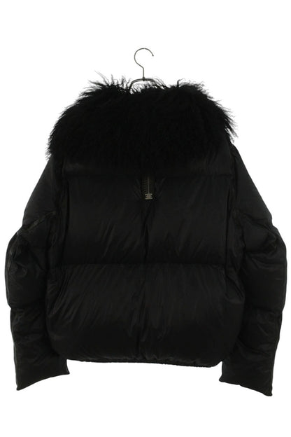 ISAACSELLAM MEPRISANT MIXTE Fur Hood Down Jacket Size UNIQUE