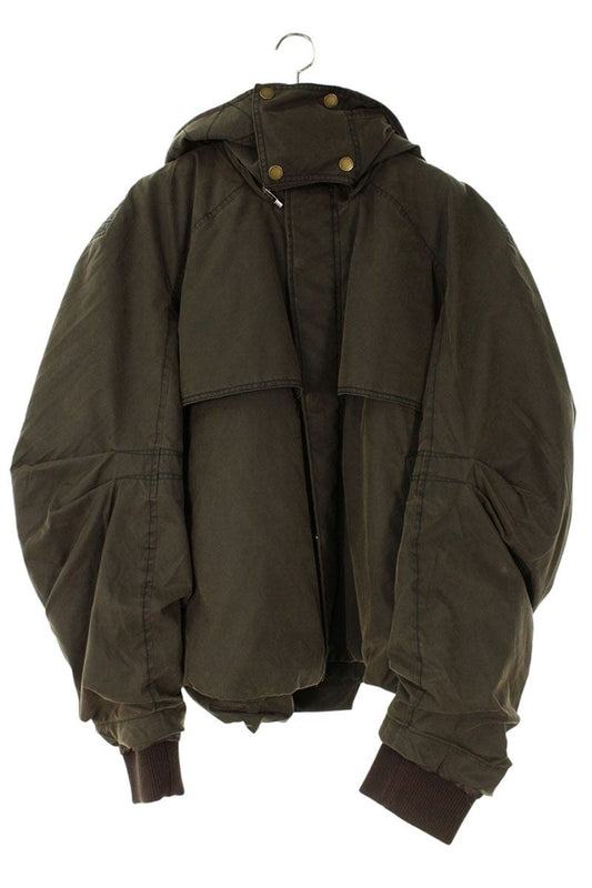 Feng Chen Wang Padded Windbreaker Blouson Dark Brown Size M
