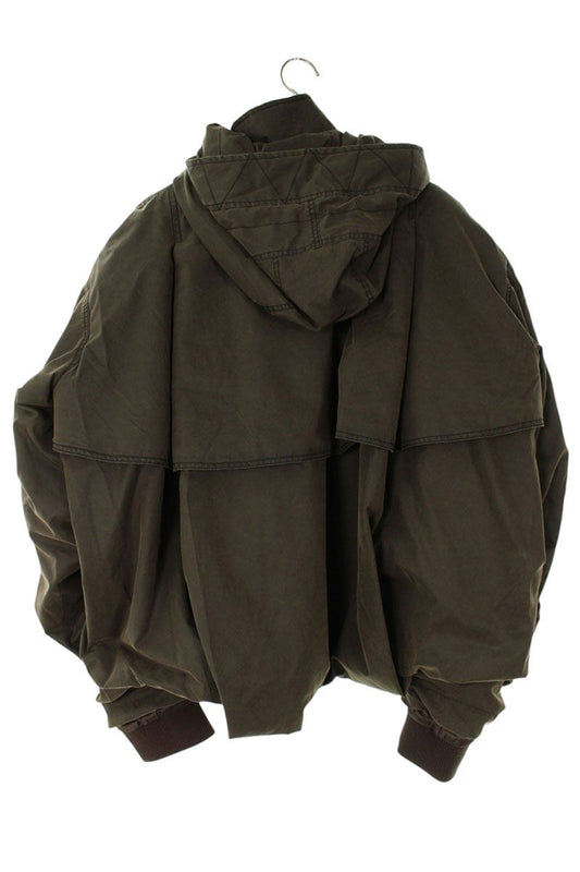 Feng Chen Wang Padded Windbreaker Blouson Dark Brown Size M
