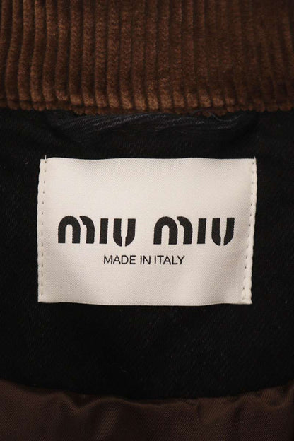 miumiu Logo Denim Jacket Multi Size XXL