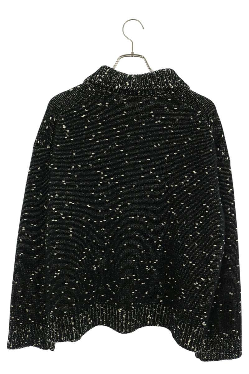 CHANEL AW26 Coco Mark Half Zip Knit Jacket Multi Size 44