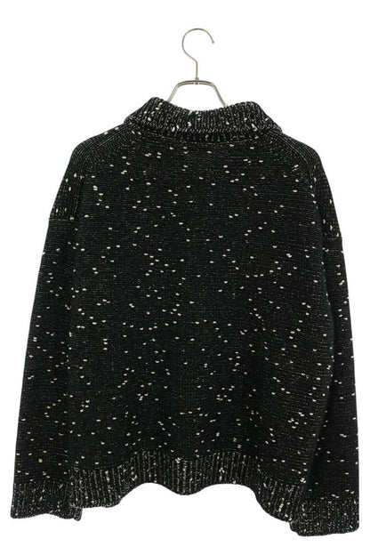 CHANEL AW26 Coco Mark Half Zip Knit Jacket Multi Size 44