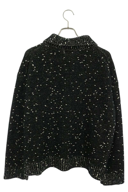 CHANEL AW26 Coco Mark Half Zip Knit Jacket Multi Size 44