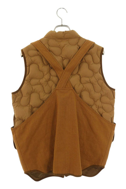 Moncler Genius Nylon 3-in-1 Down Vest Brown Size M