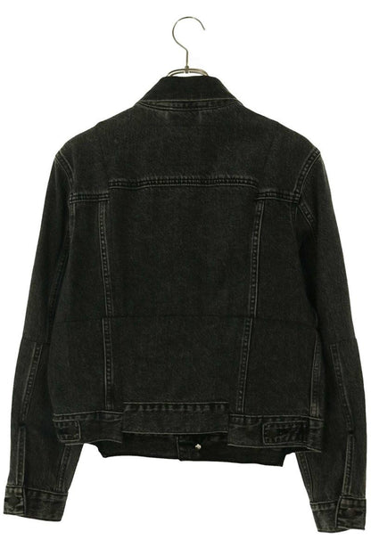 LEVI'S x VETEMENTS Black Reconstructed Denim Jacket Size M