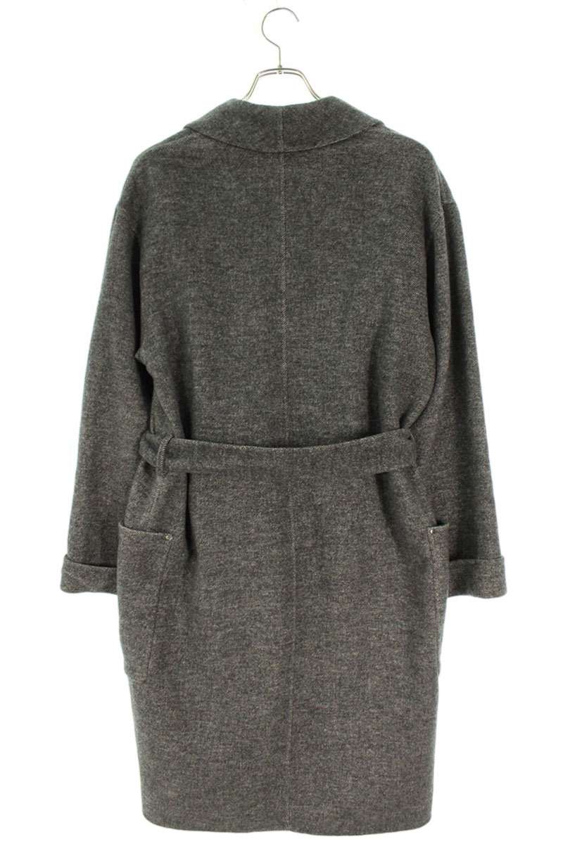 ALEXANDER WANG Wool Shawl Collar Coat Gray Size XS