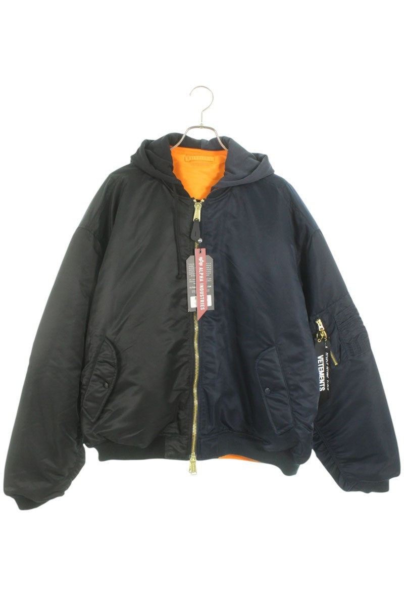 VETEMENTS Split Oversized MA-1 Bomber Jacket Size XS