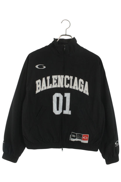 BALENCIAGA Basketball Nylon Track Cropped Blouson Size S