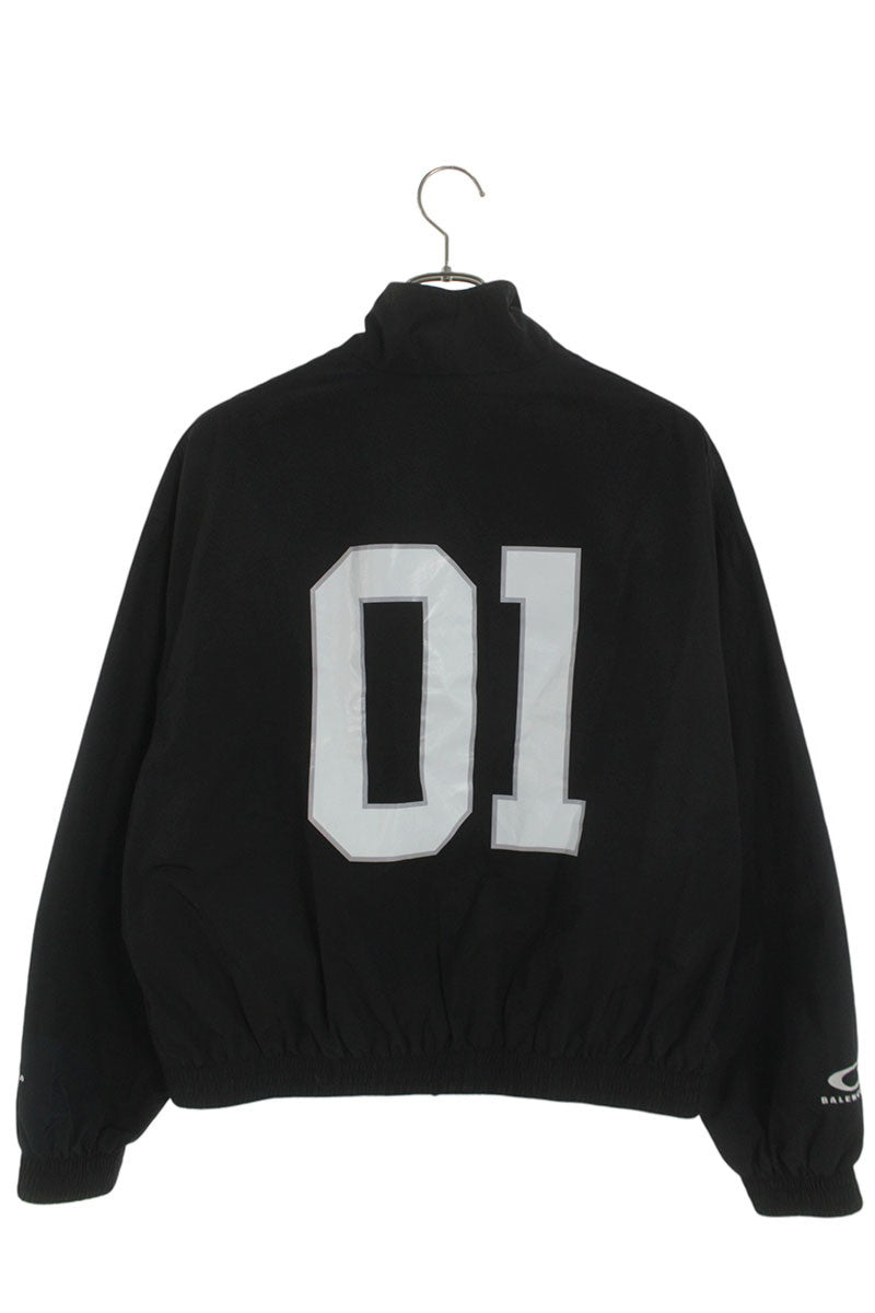 BALENCIAGA Basketball Nylon Track Cropped Blouson Size S