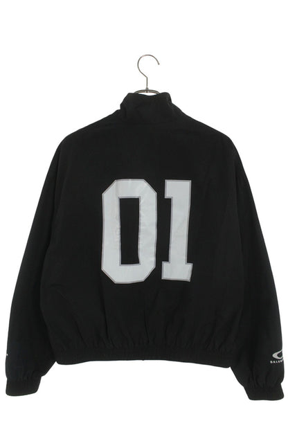BALENCIAGA Basketball Nylon Track Cropped Blouson Size S