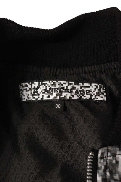 ANREALAGE Noise Print MA-1 Blouson Black Size 38