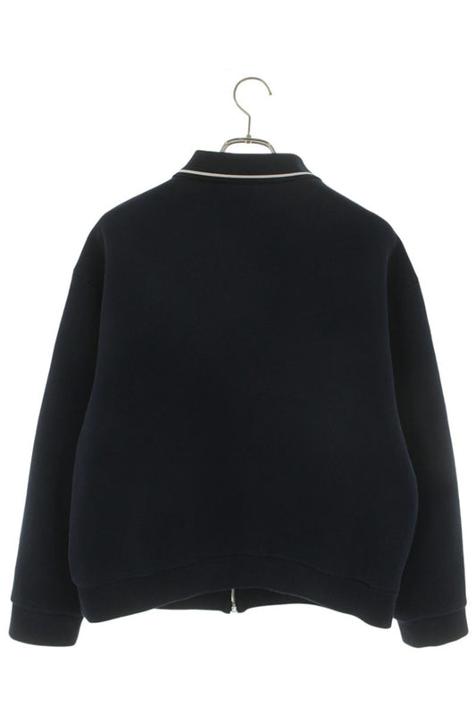 miumiu 25SS Logo Emb. Bonded Pique Jersey Blouson Size S