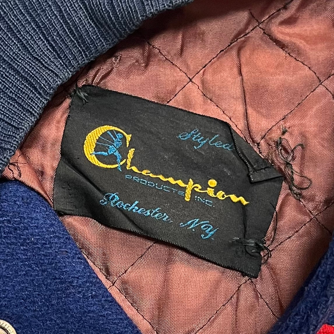 Champion Vintage Multi Varsity Jacket Size L