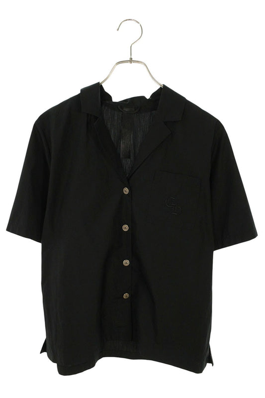 Chrome Hearts CH Embroidered Pocket S/S Shirt Black Size S