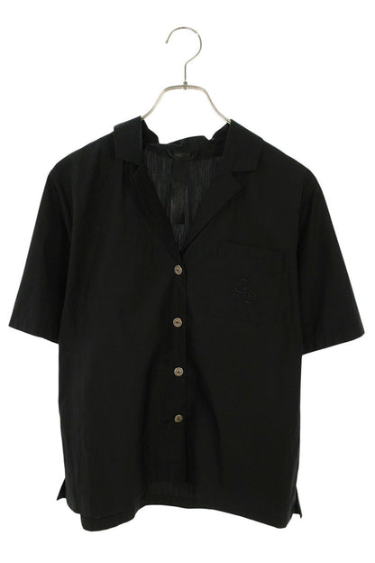 Chrome Hearts CH Embroidered Pocket S/S Shirt Black Size S