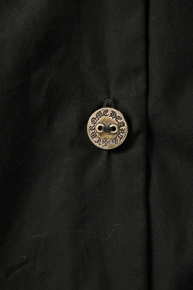 Chrome Hearts CH Embroidered Pocket S/S Shirt Black Size S