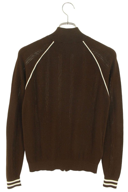 miumiu 25SS Logo Embroidered Zip Cardigan Size XXS