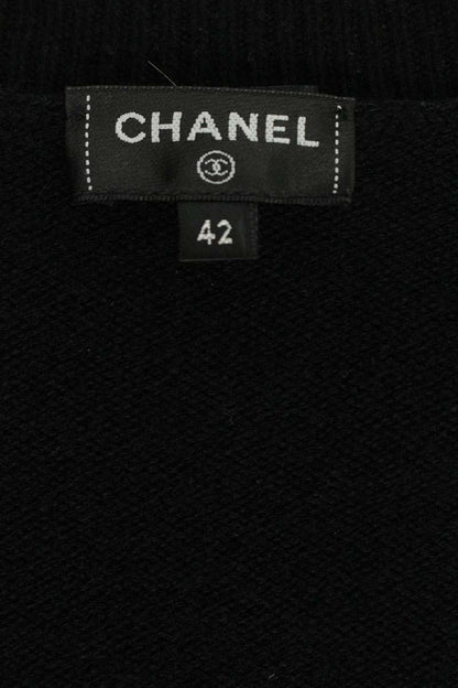 CHANEL Coco Mark Patch Cashmere Cardigan Size XS